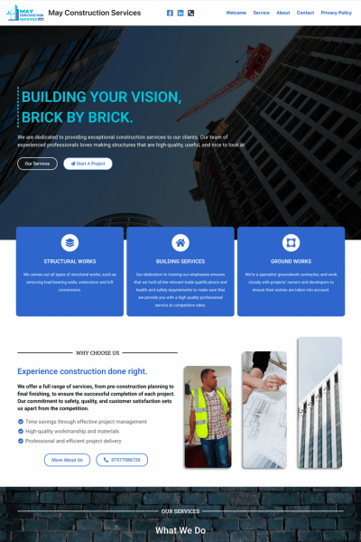 may construction services