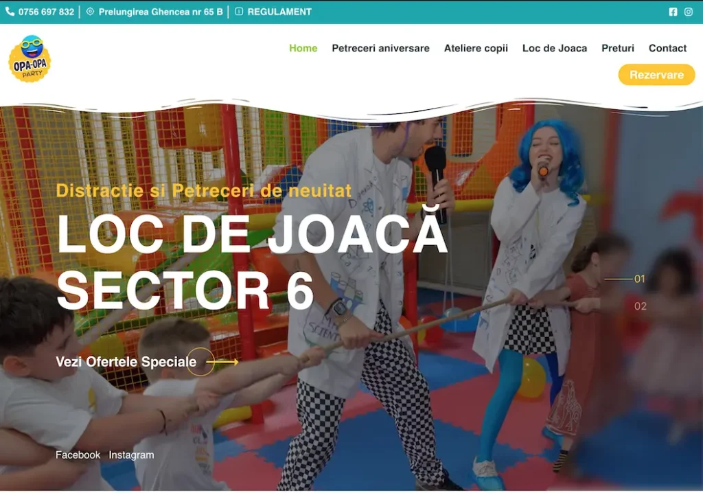 Opa Opa website