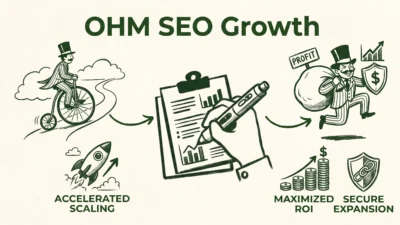 OHM SEO Growth illustration